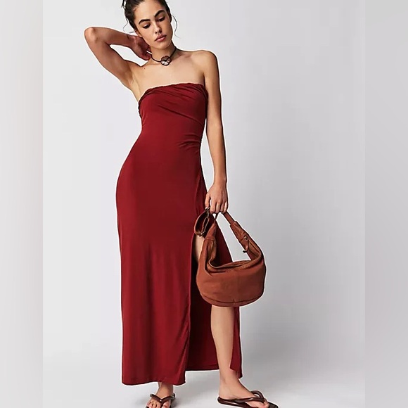 FREE PEOPLE | Hayley Midi Dress Sz M - Picture 4 of 5